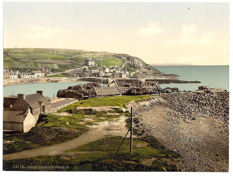 Port Patrick from the west