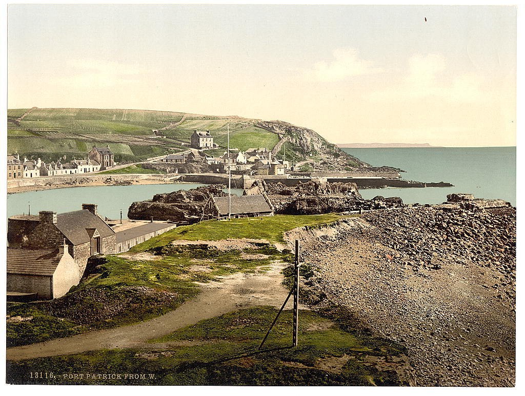 Port Patrick from the west