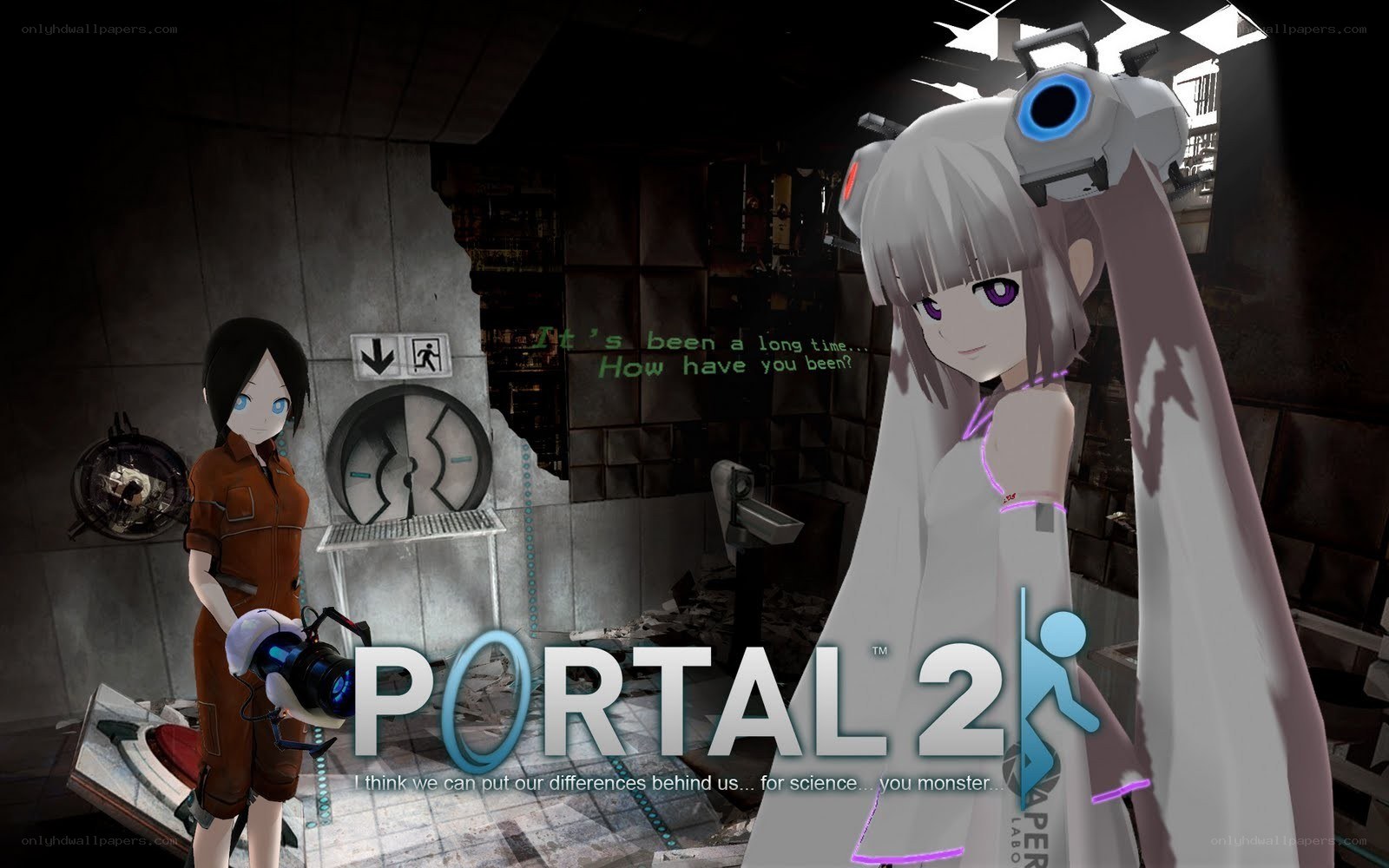 Portal 2 anime crossover