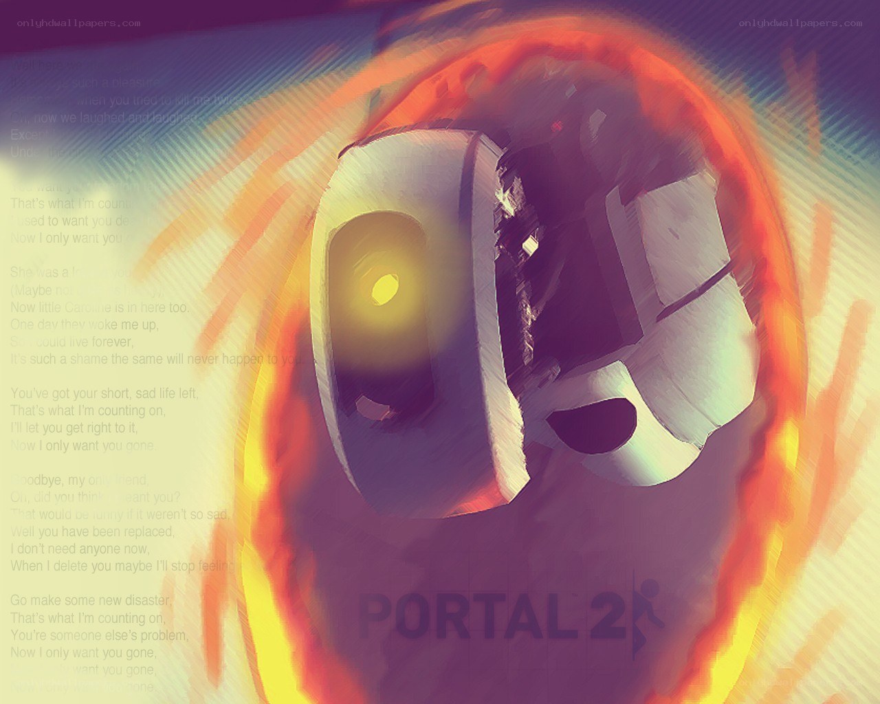 Portal 2 character art