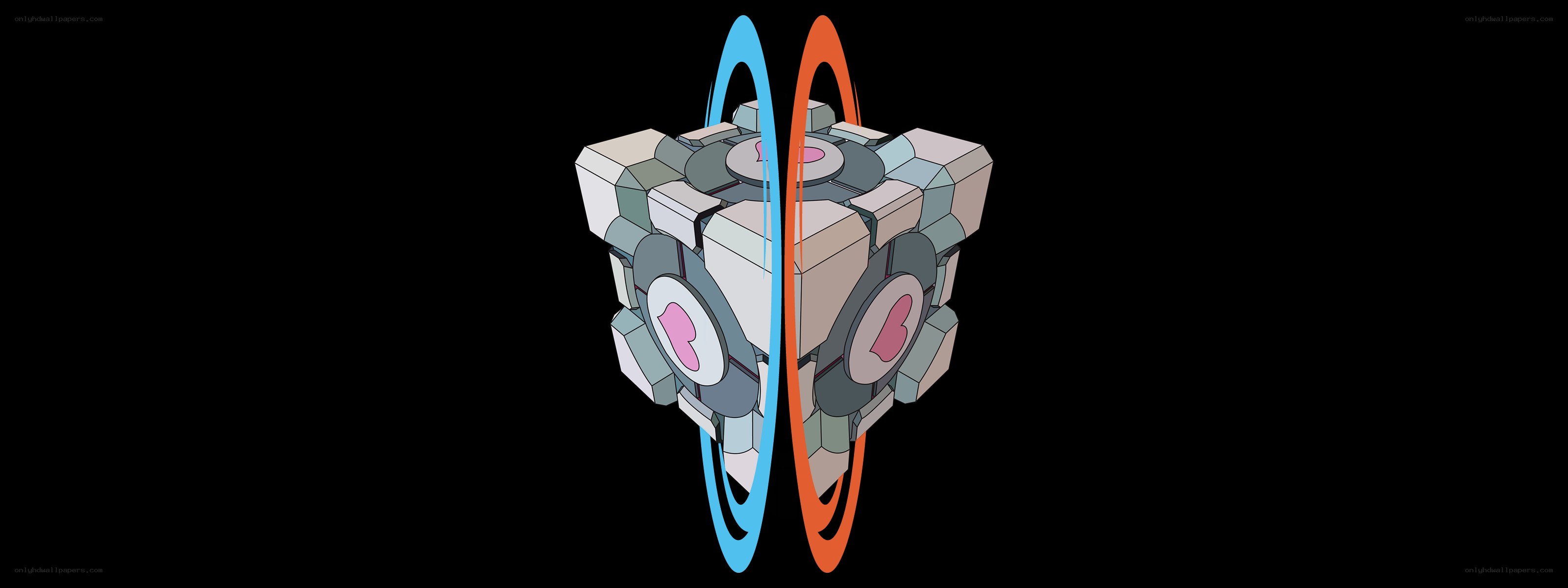 Portal 2 companion cubes