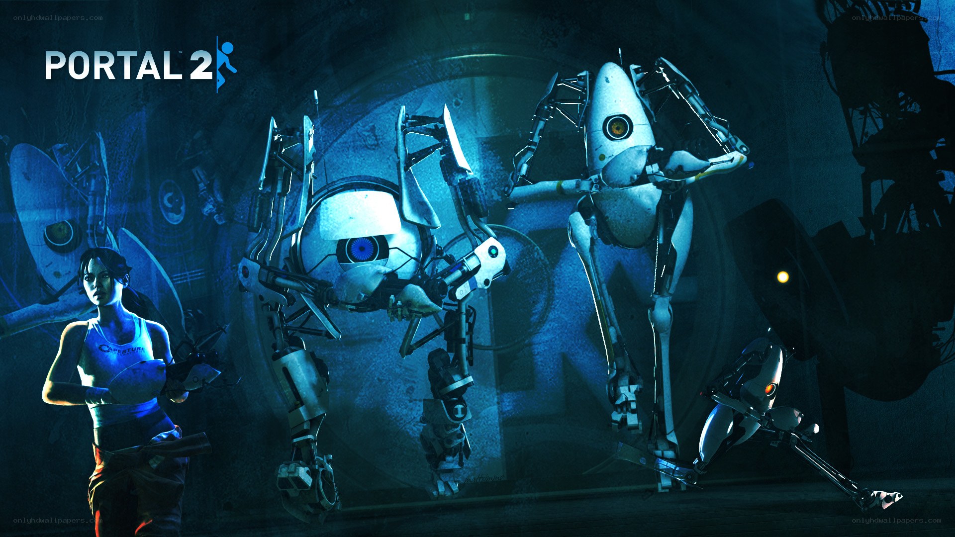 Portal 2 game art