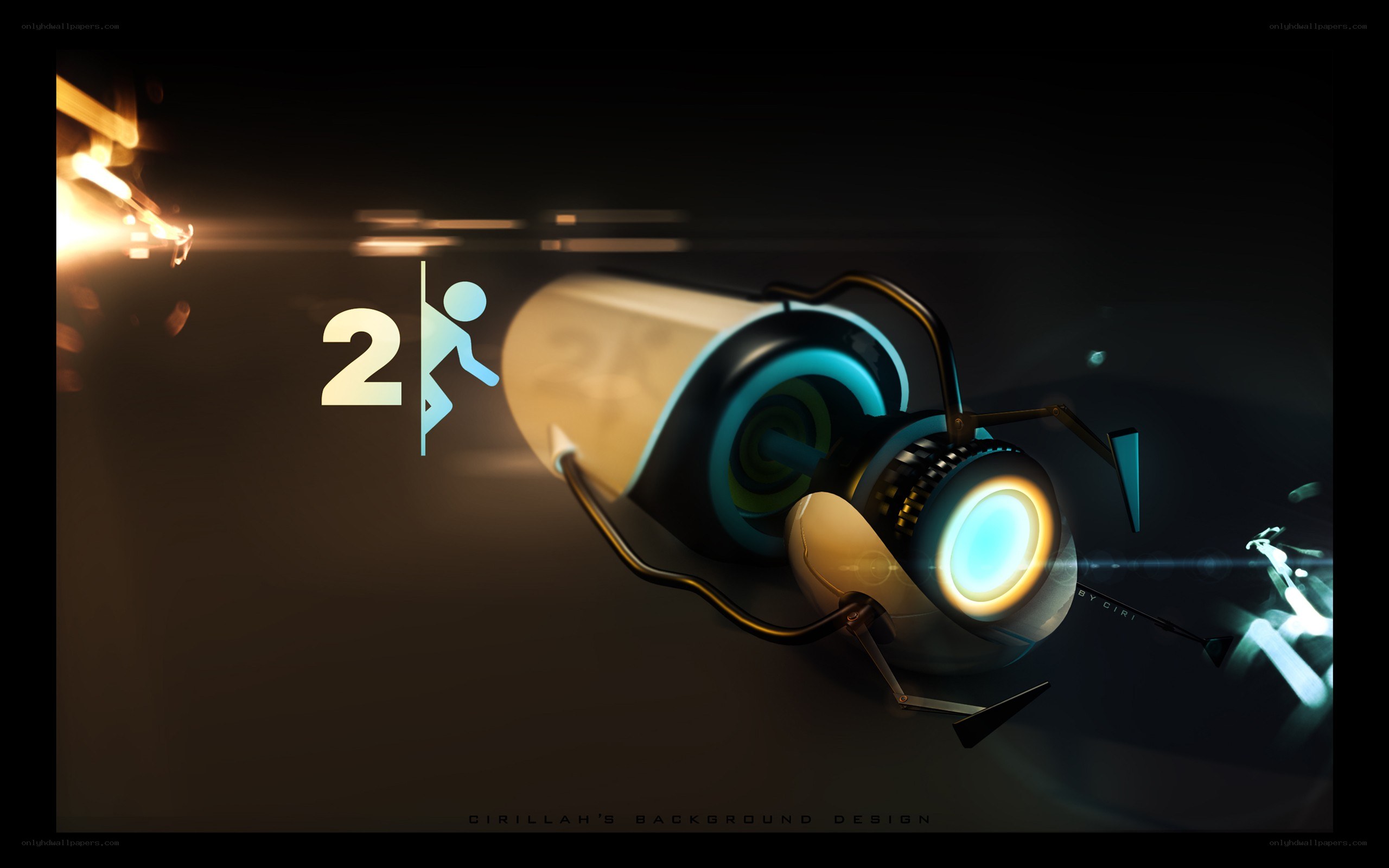 Portal 2 game art