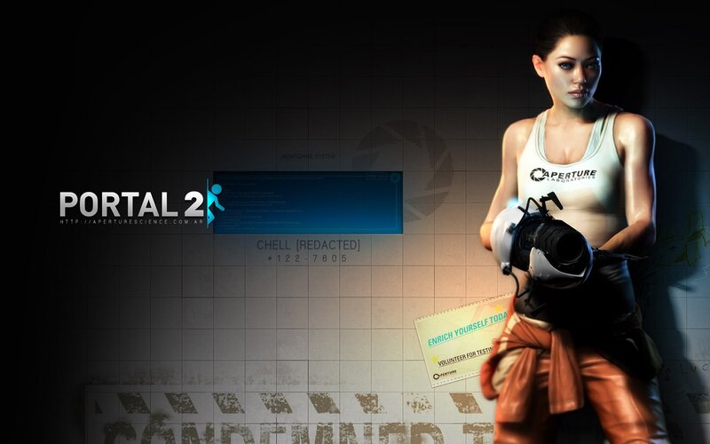 Portal 2 game artwork