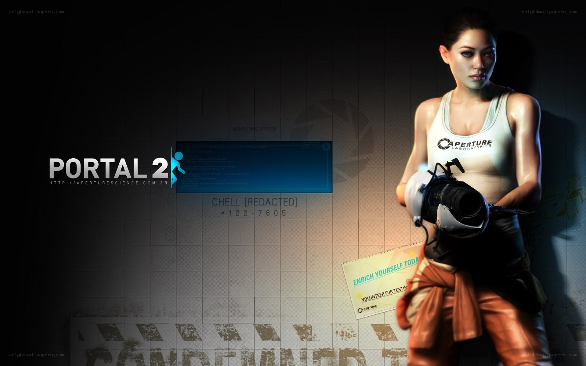 Portal 2 game artwork