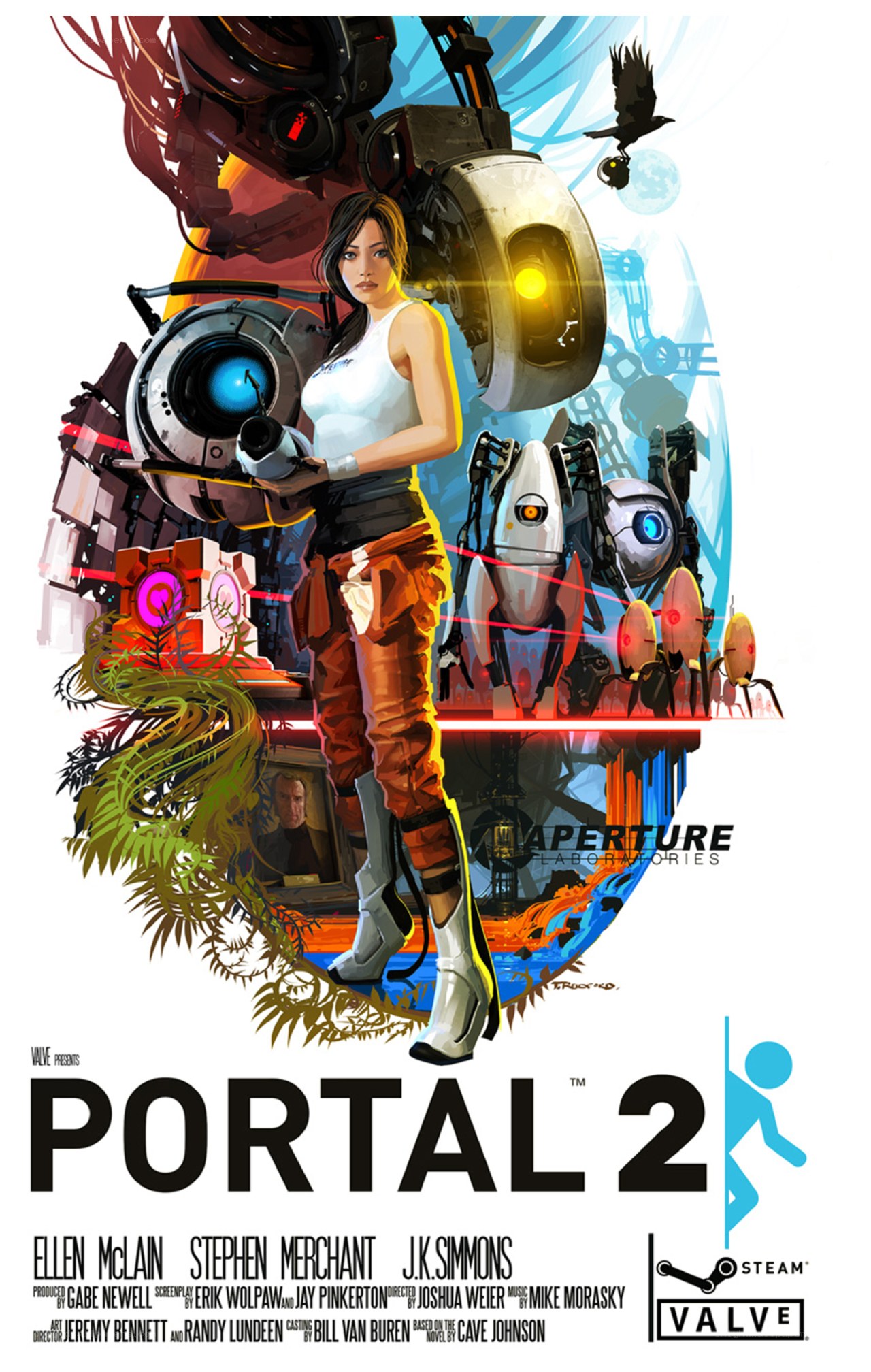 Portal 2 game poster
