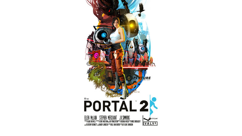 Portal 2 game poster