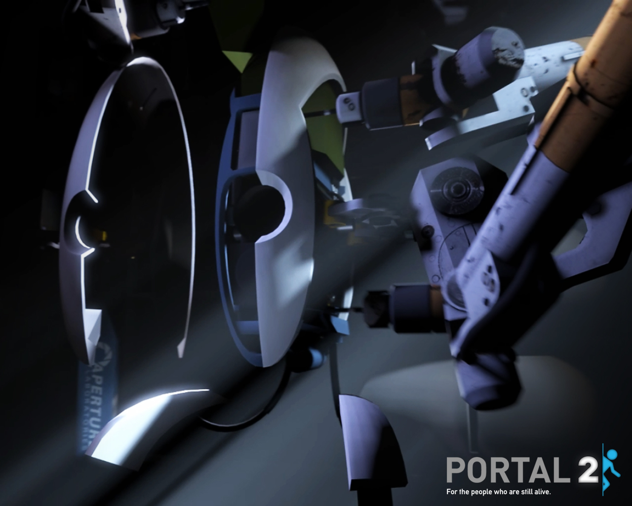 Portal 2 game scene