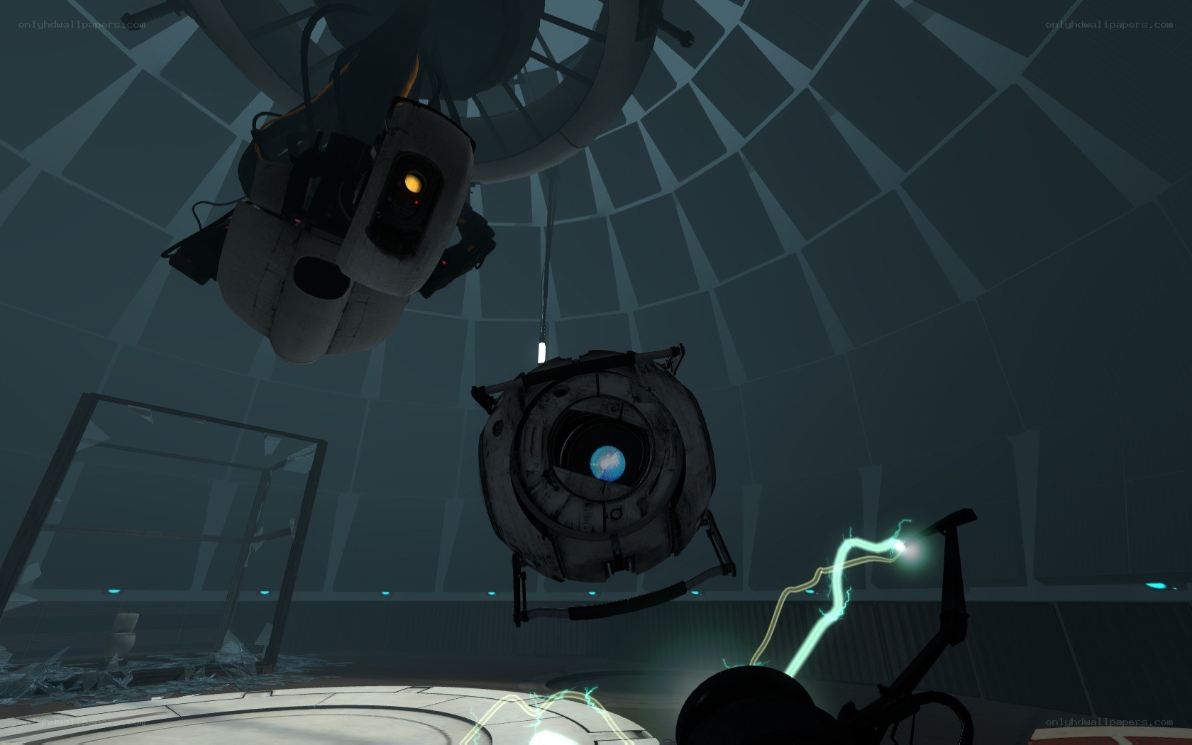 Portal 2 game scene