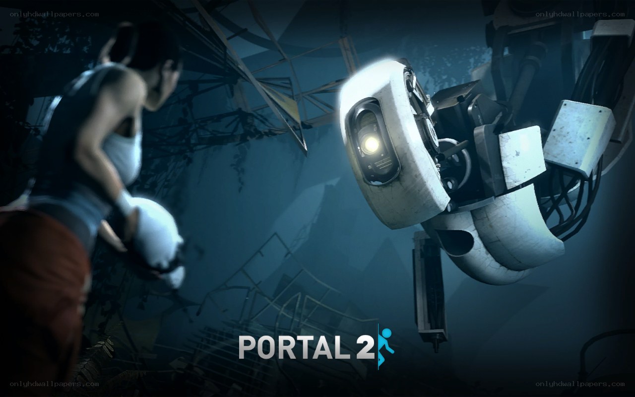 Portal 2 game scene