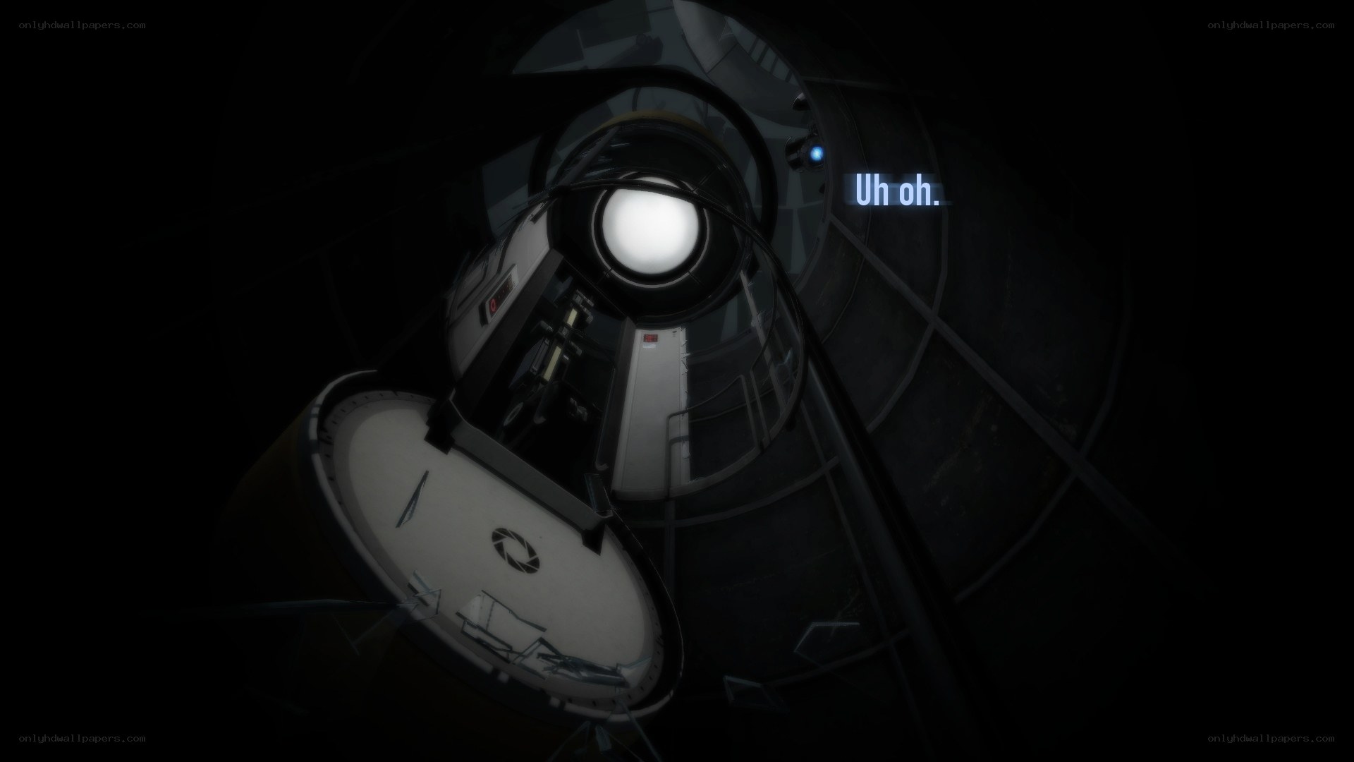 Portal 2 game scene