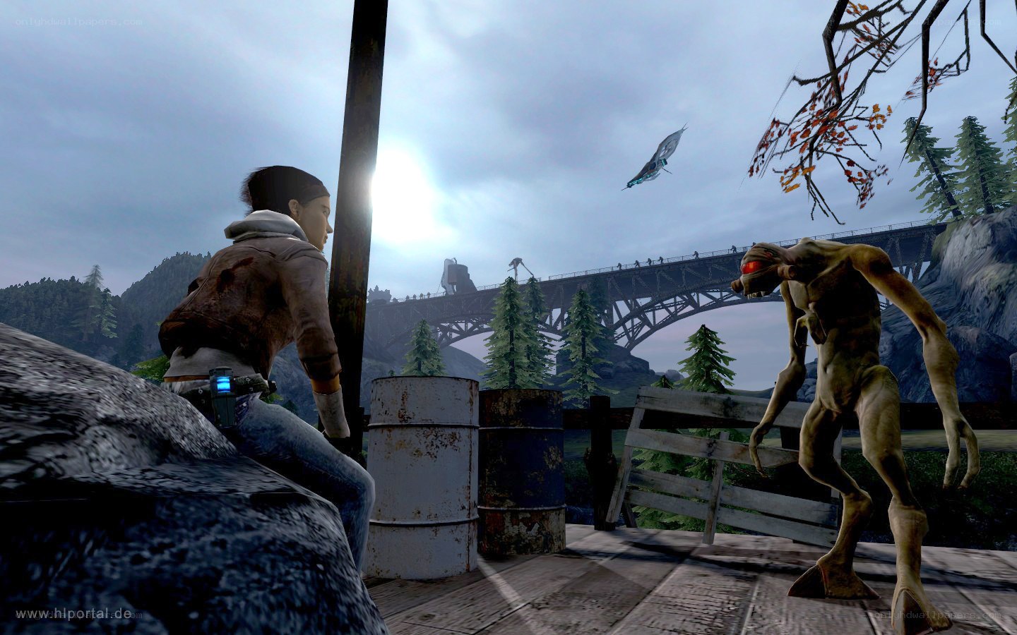 Portal 2 gameplay scene