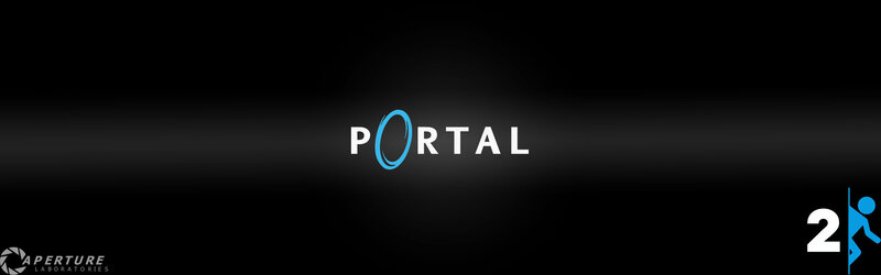 Portal 2 logo and branding