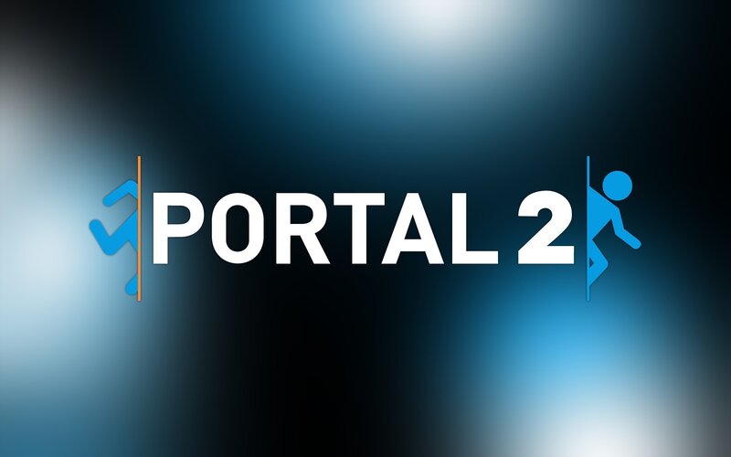 Portal 2 Logo — Blue