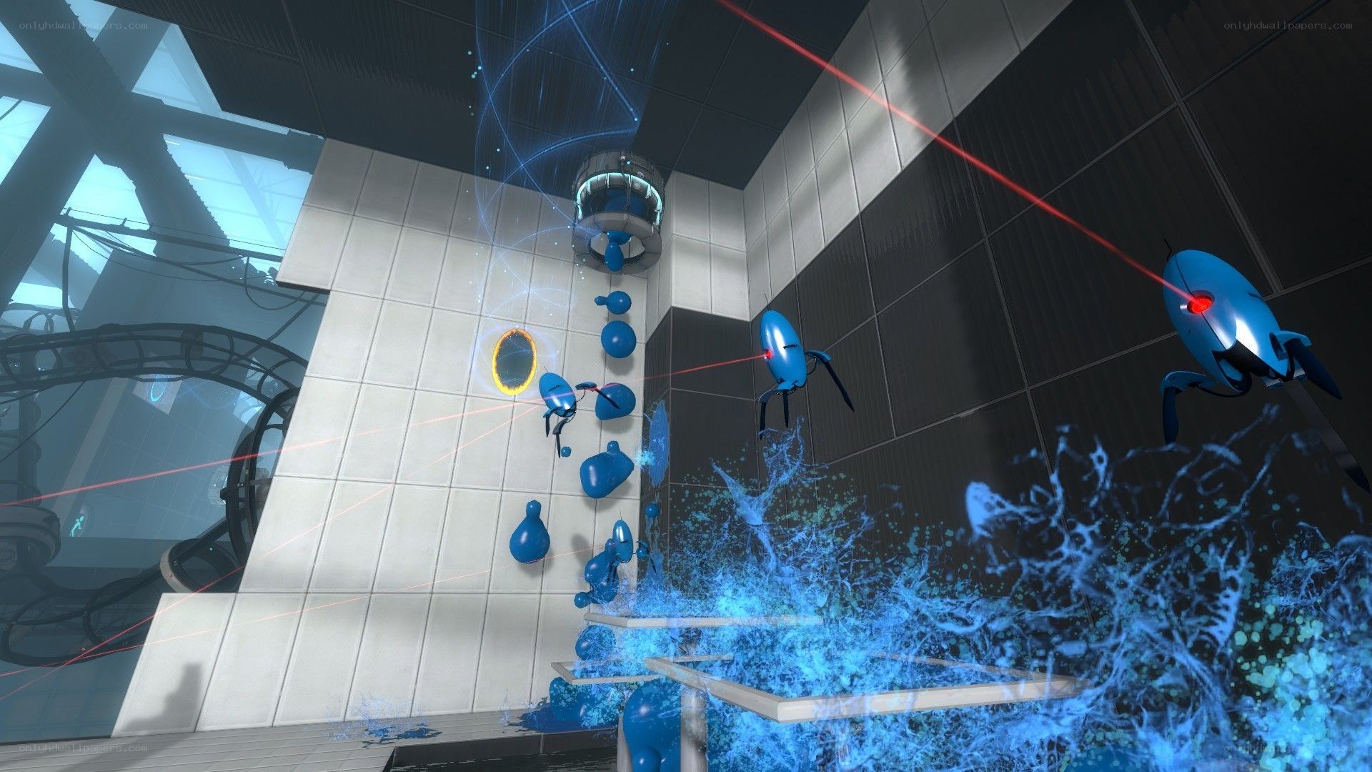 Portal 2 puzzle room