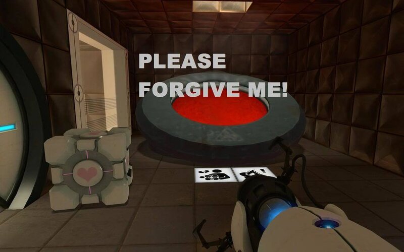 Portal 2 puzzle room