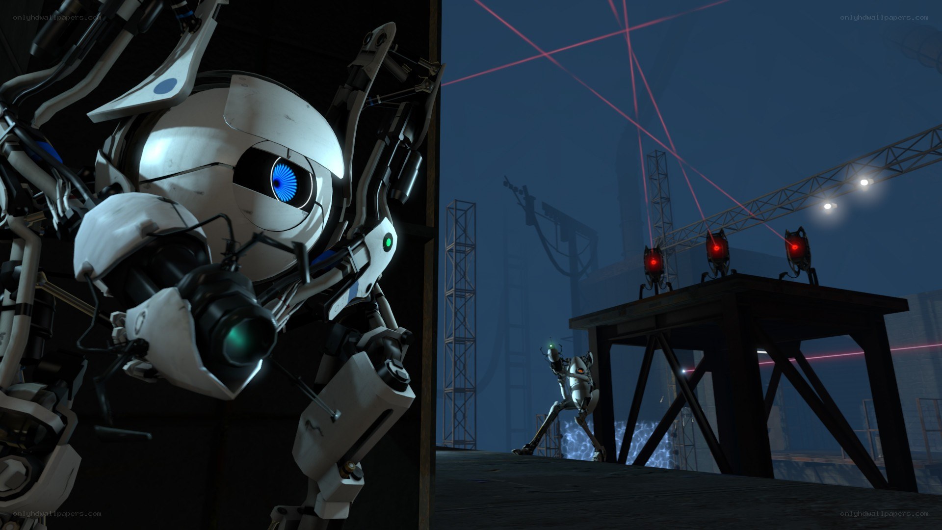 Portal 2 robot characters