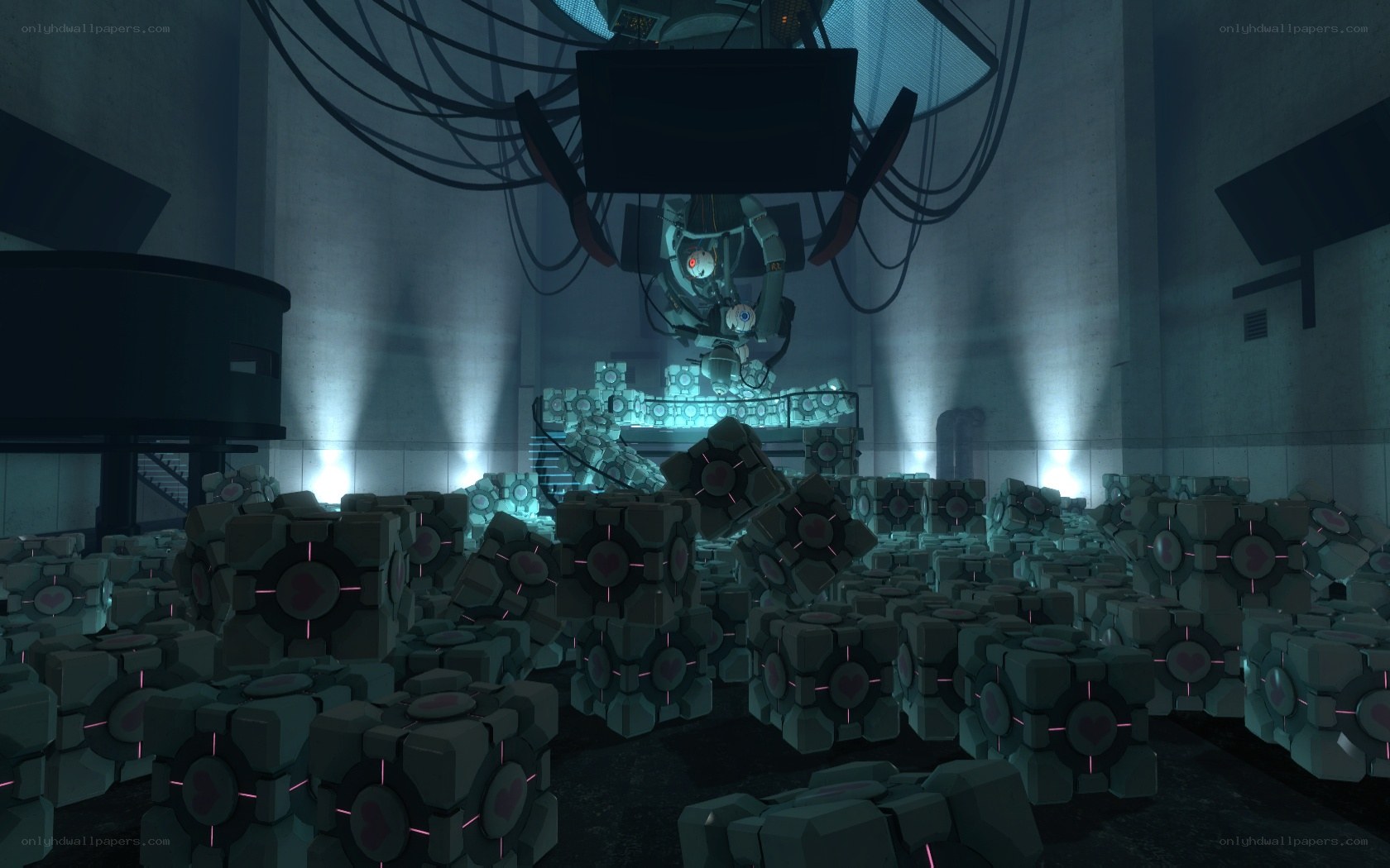 Portal 2 test chamber