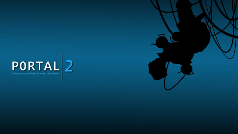 Portal 2 title screen