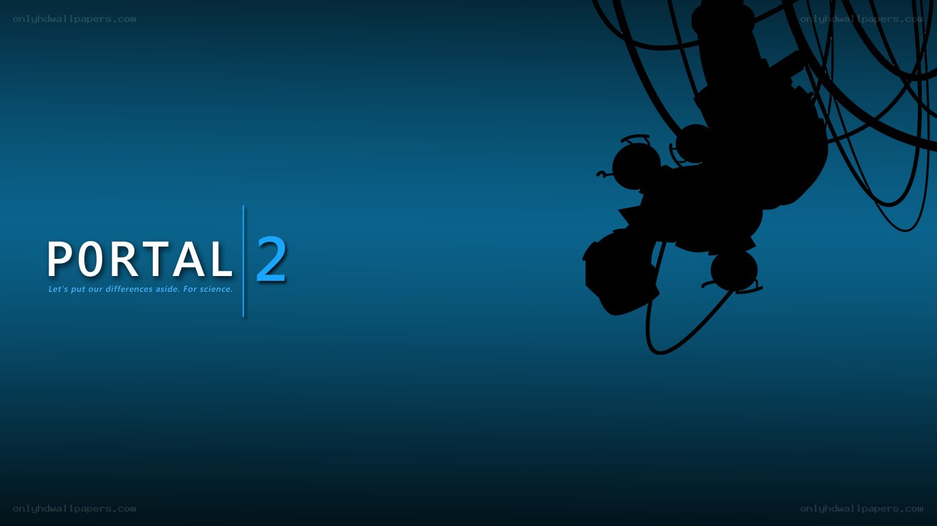 Portal 2 title screen