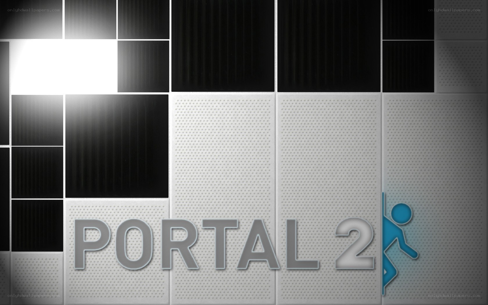 Portal 2 title screen