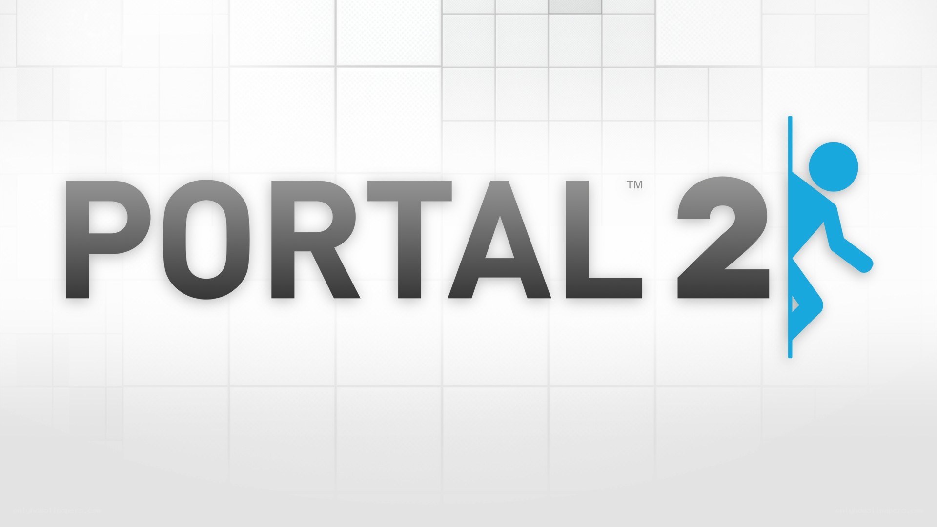 Portal 2 title screen