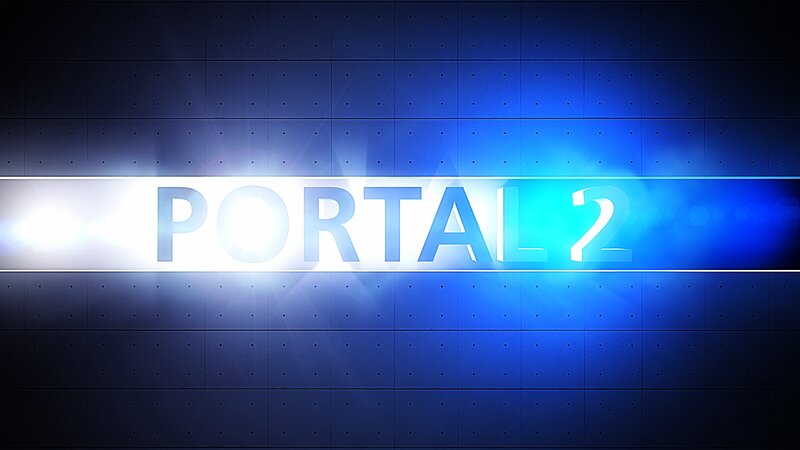 Portal 2 title screen