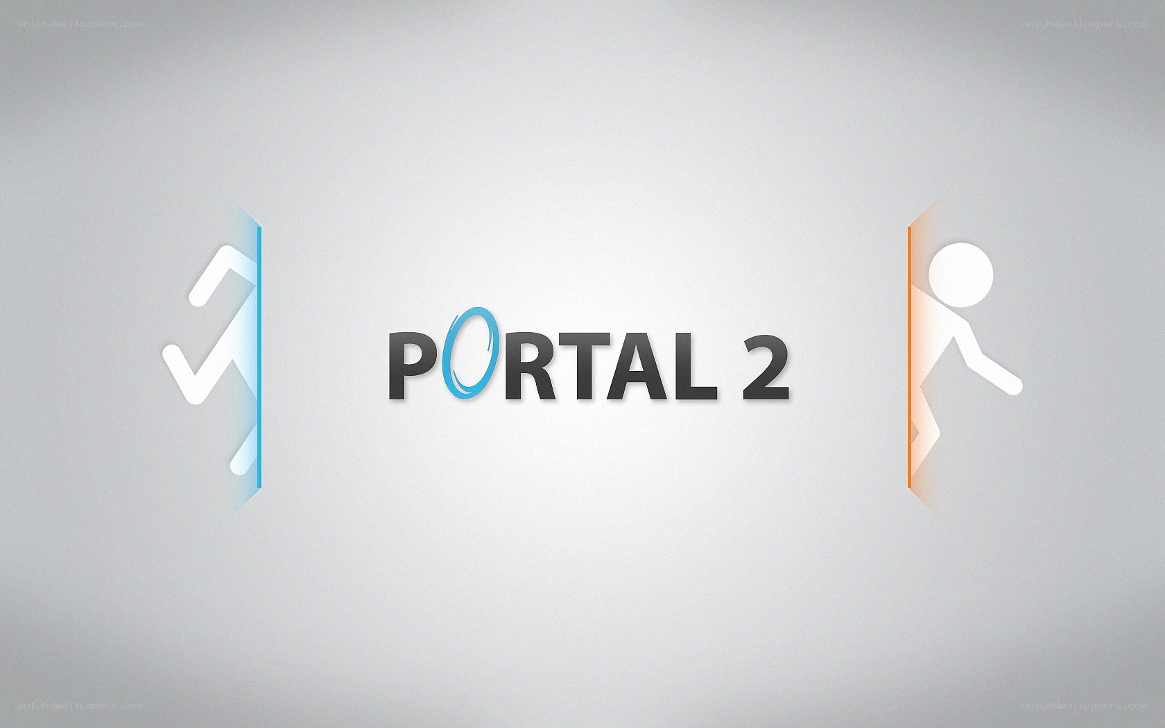 Portal 2 title screen