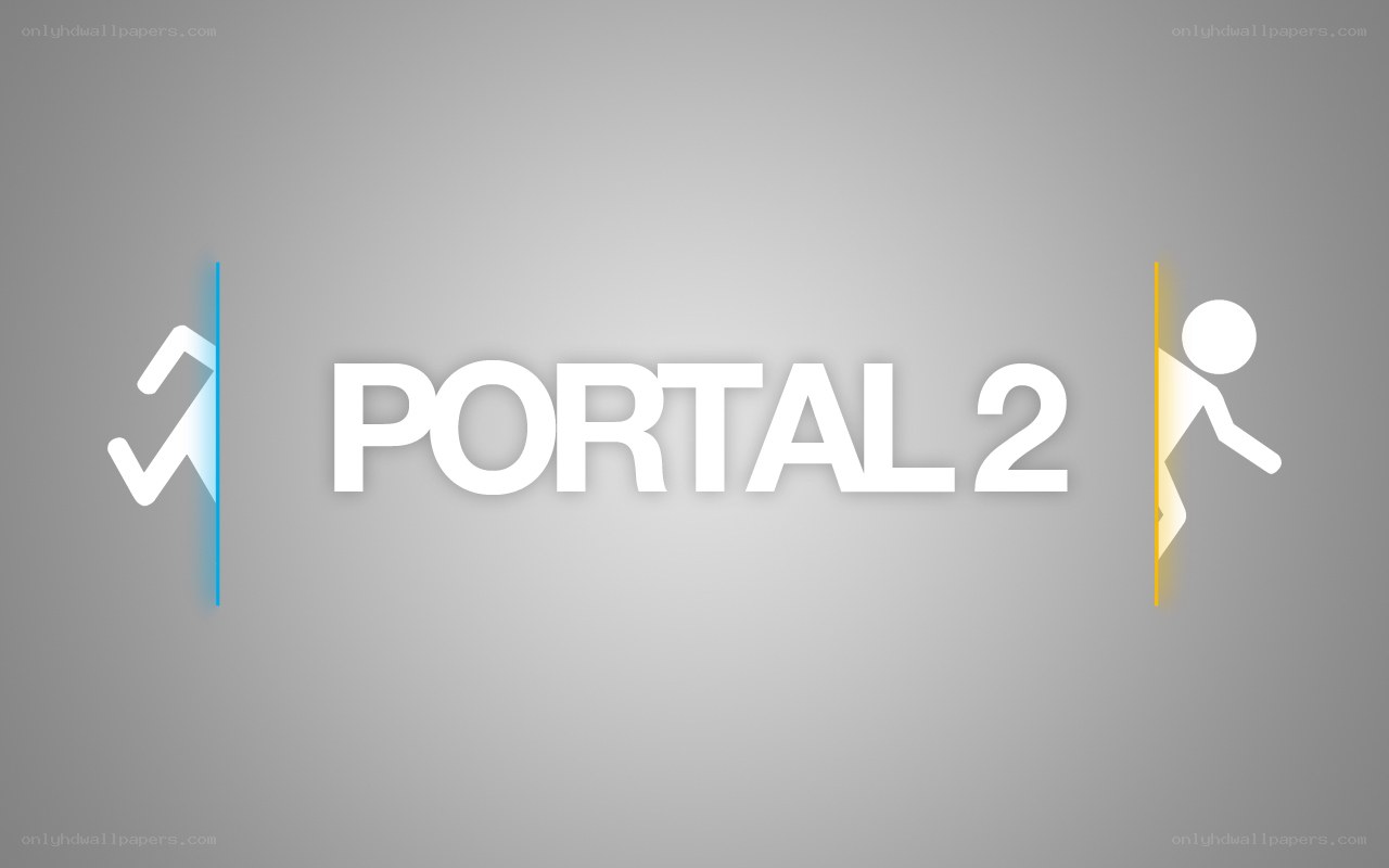 Portal 2 title screen