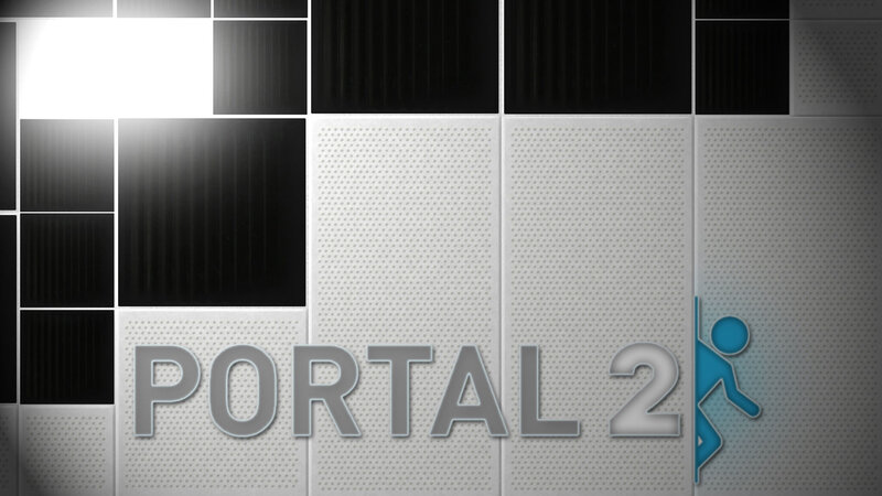 Portal 2 title screen