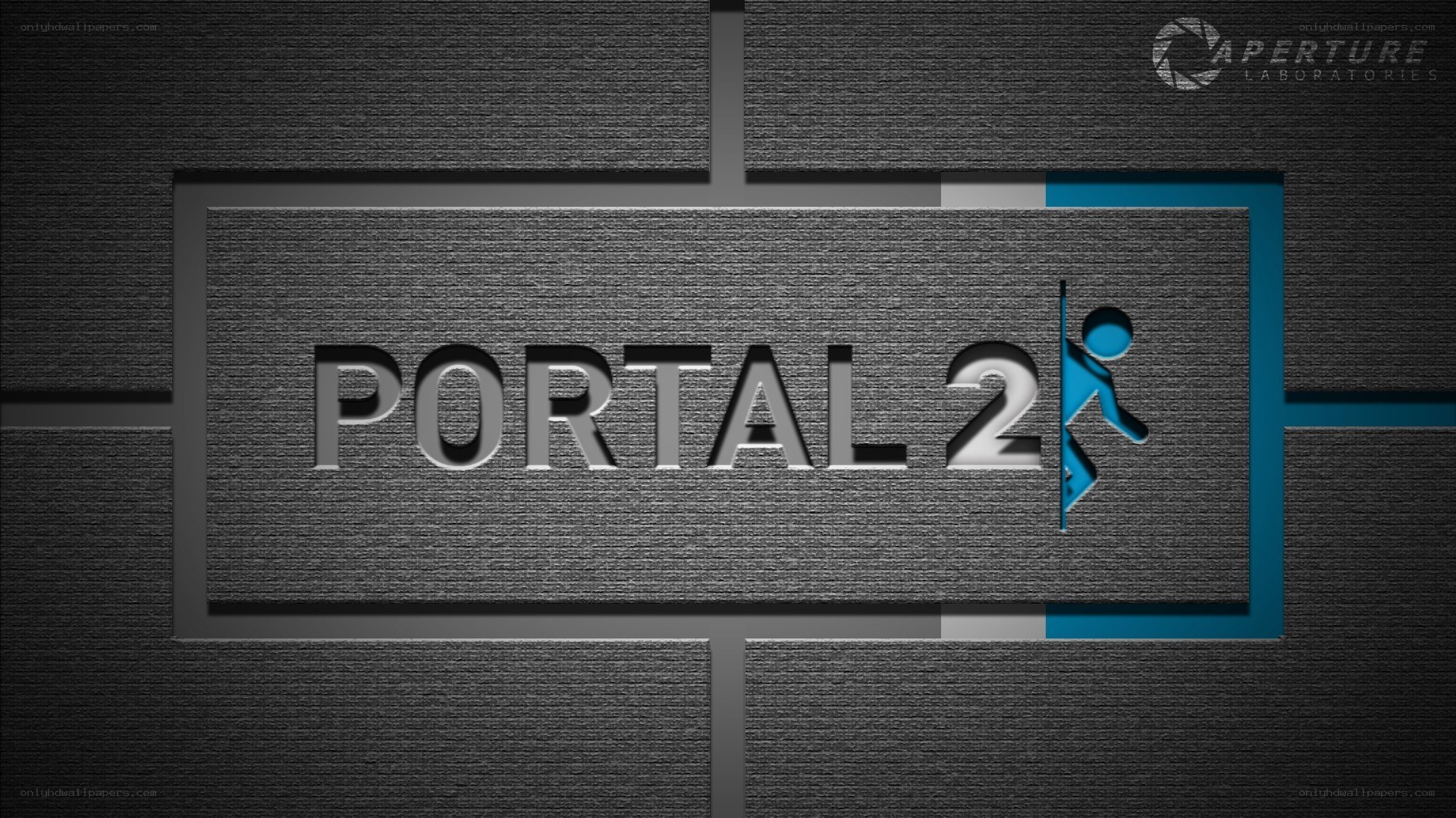 Portal 2 title screen