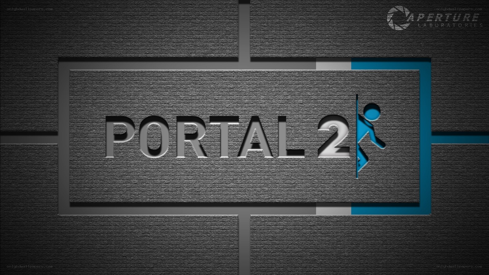 Portal 2 title screen