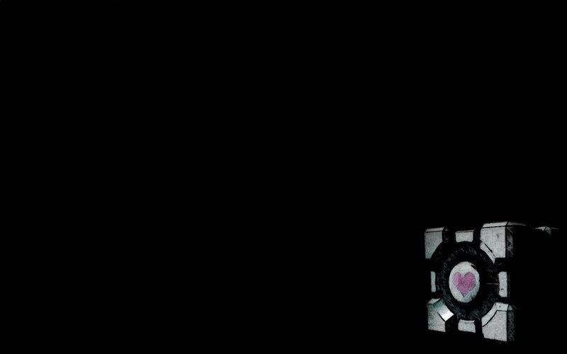 Portal companion cube