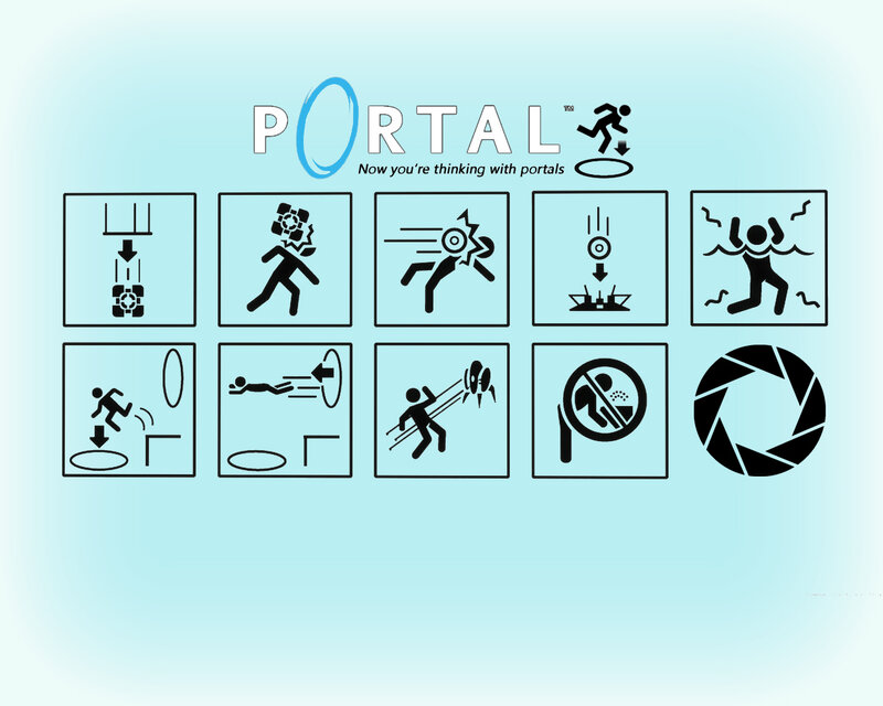 Portal game concept art