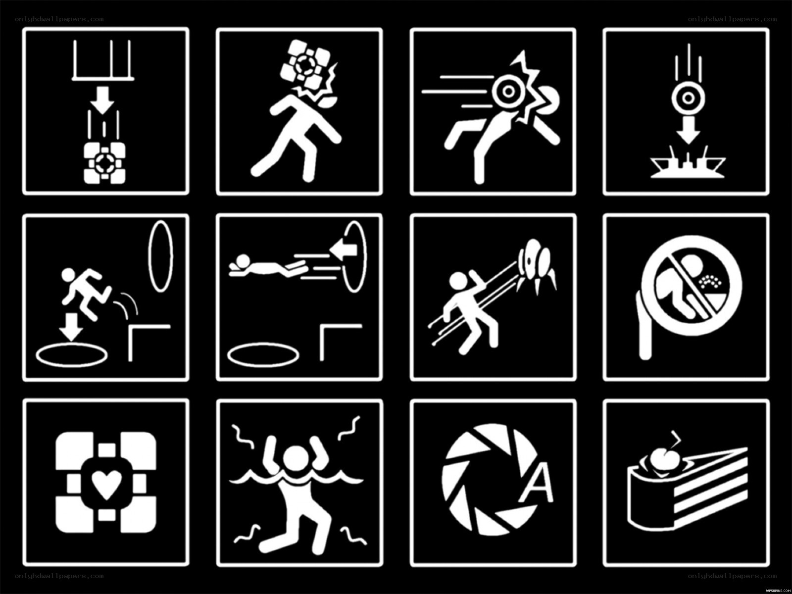 Portal game icons grid