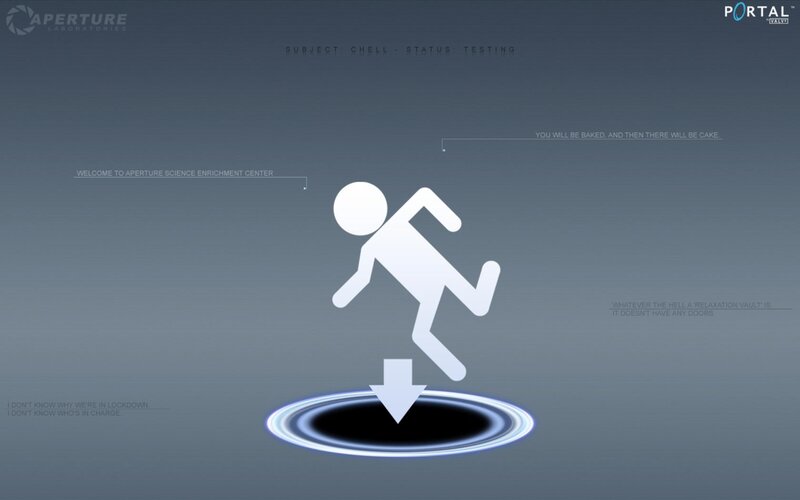 Portal game loading screen