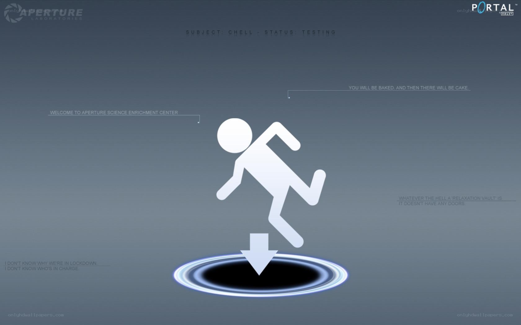 Portal game loading screen