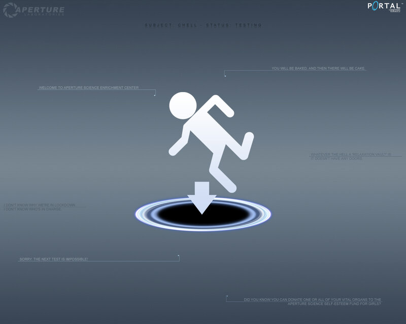 Portal game loading screen