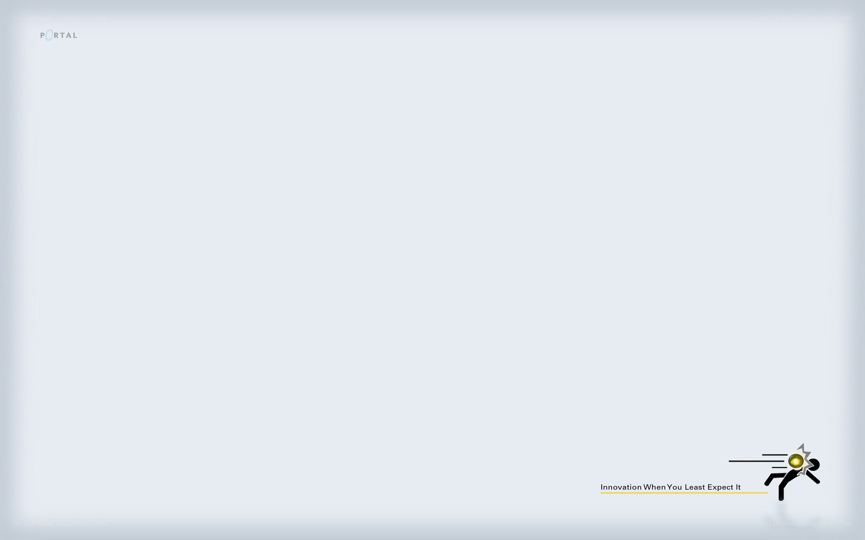 Portal game logo screen
