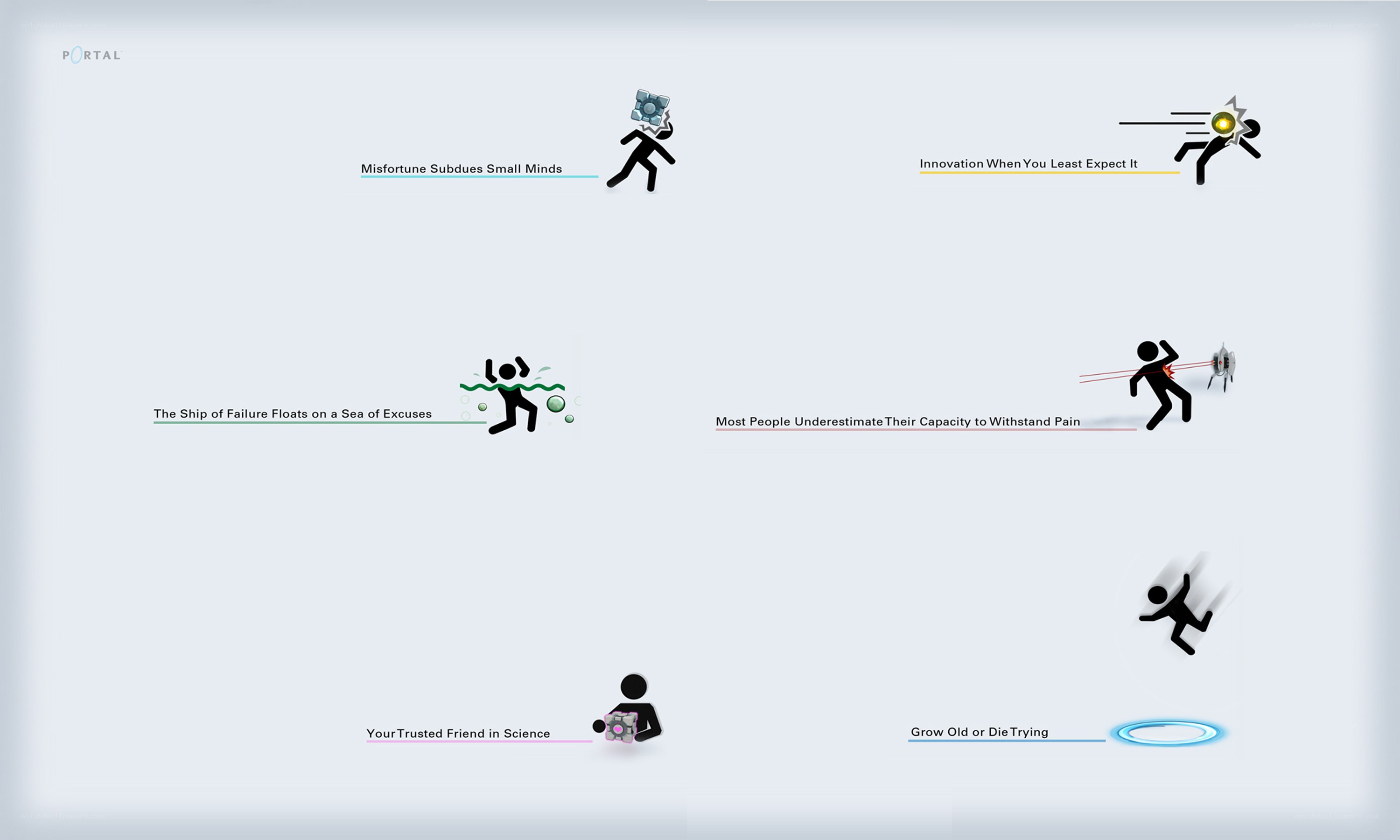Portal game quotes collection