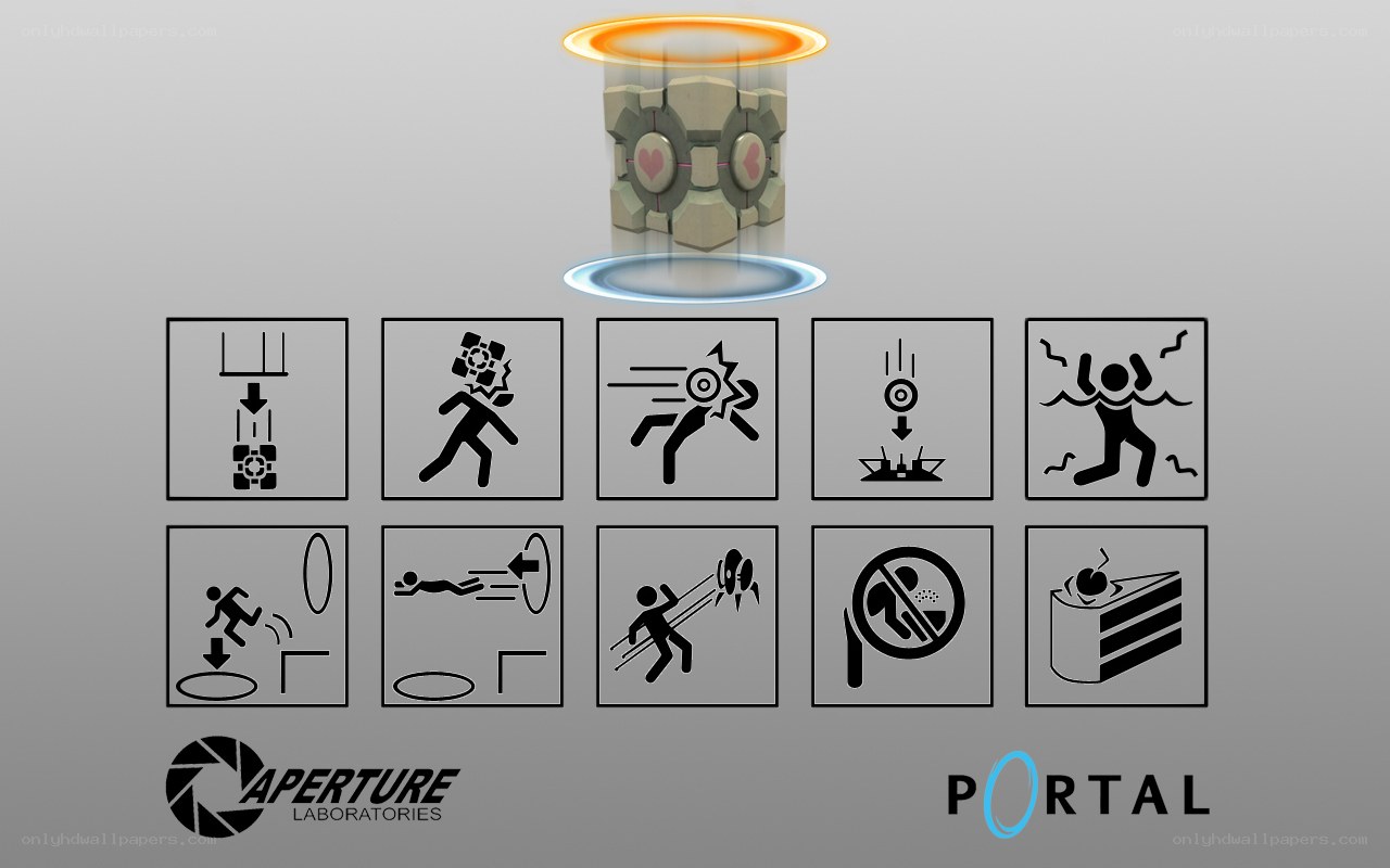 Portal game safety icons
