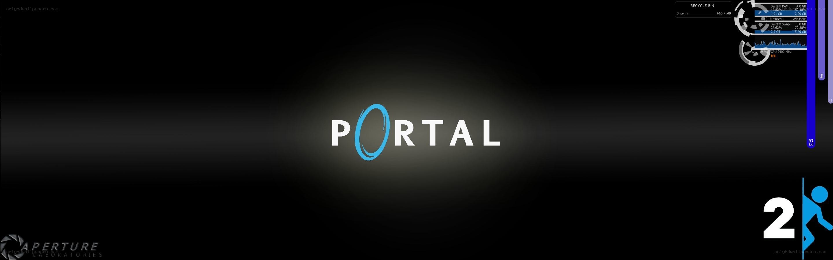 Portal game title screen