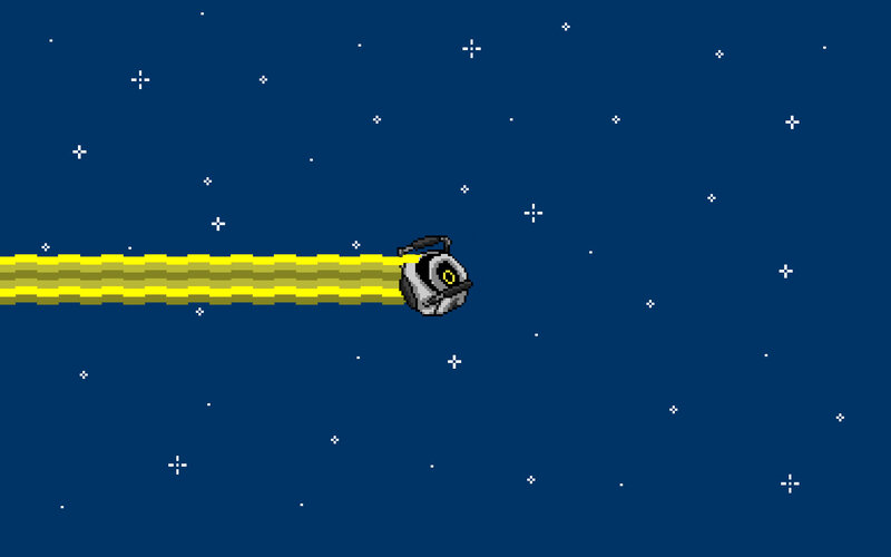 Portal gun in space