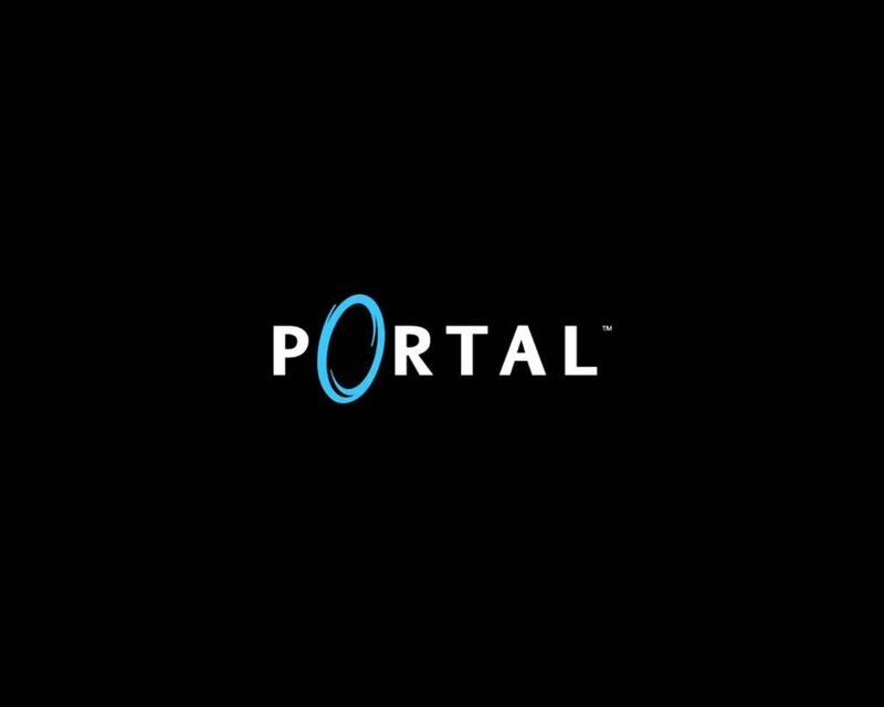 Portal logo on black
