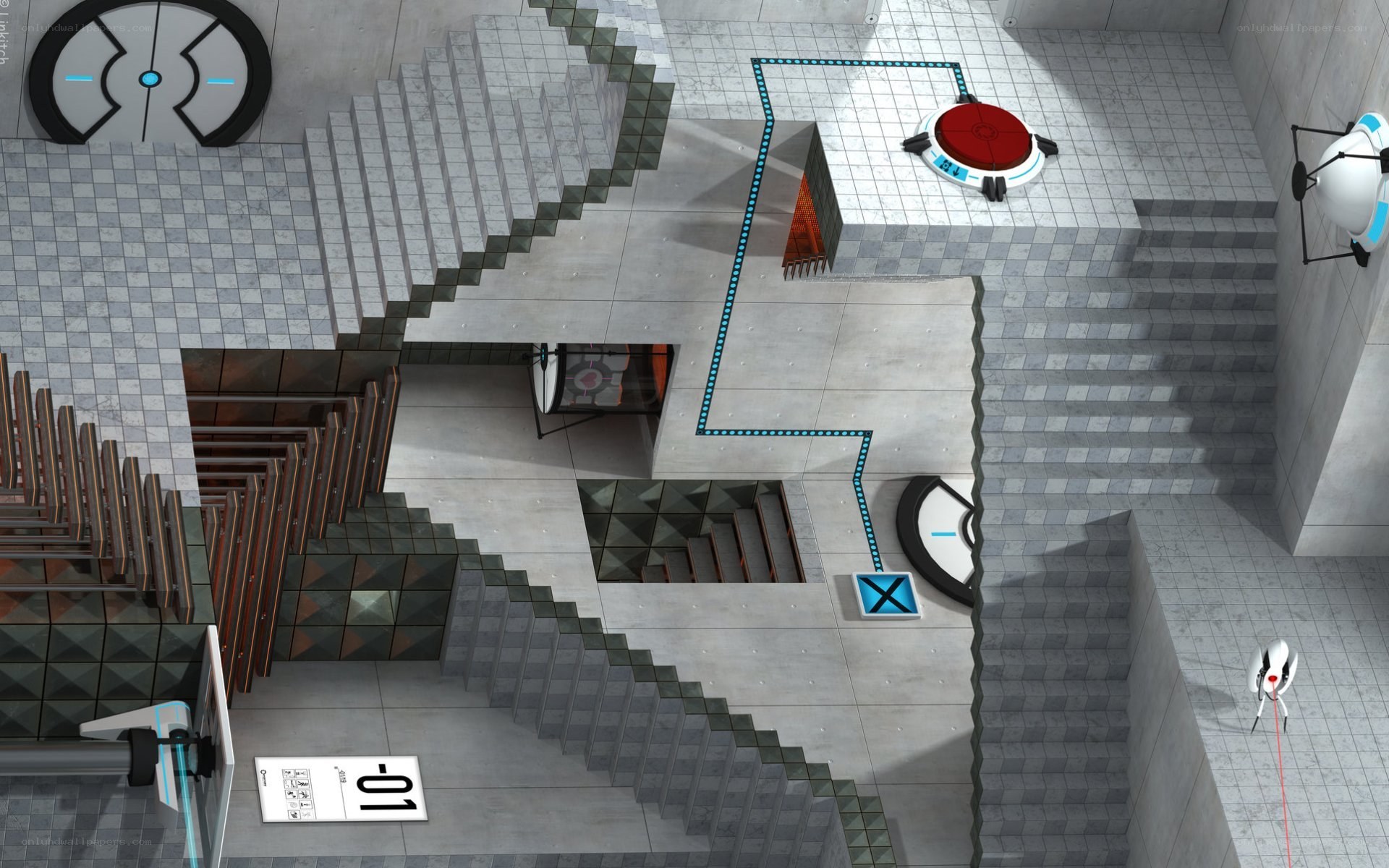 Portal puzzle chamber