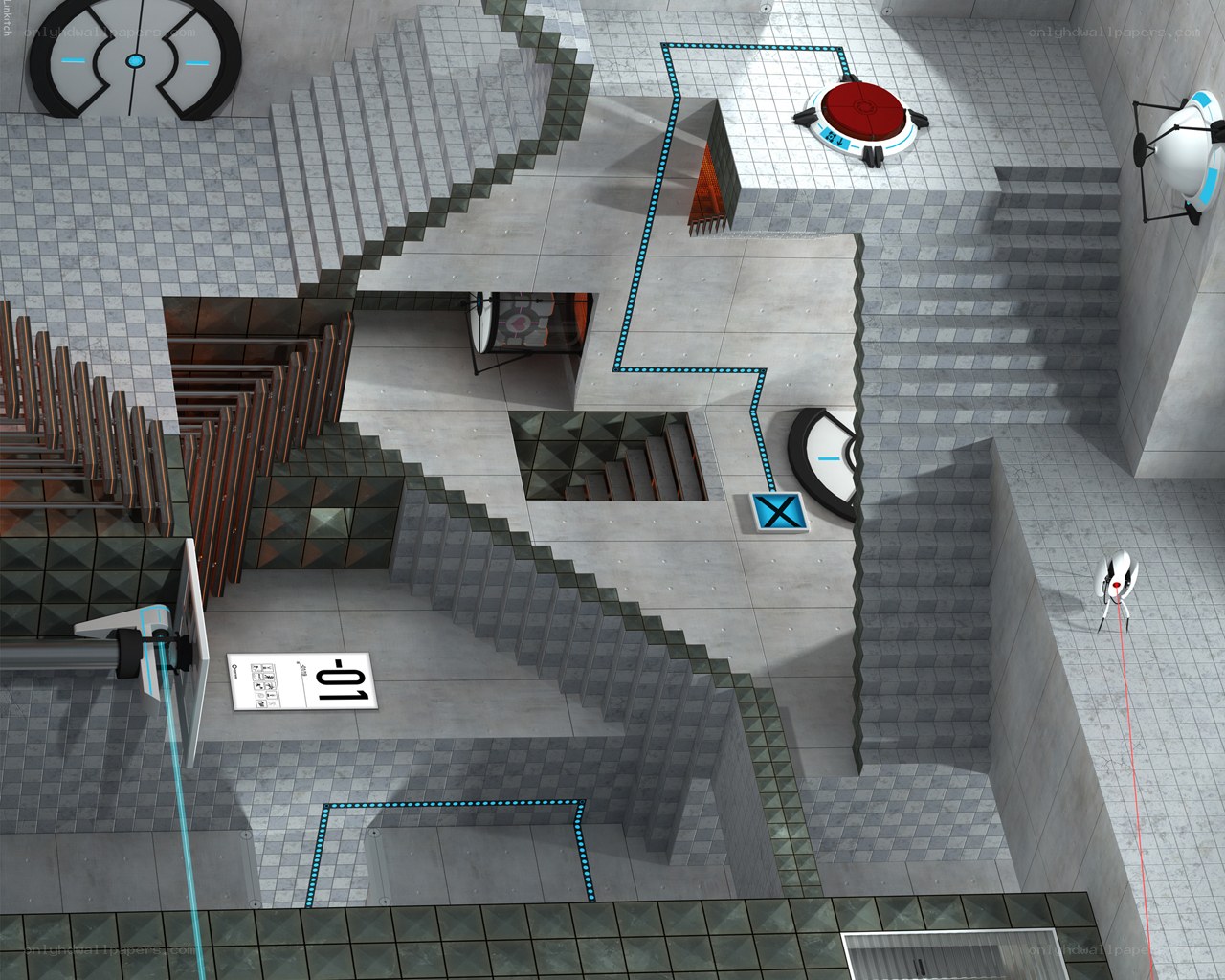 Portal puzzle chamber