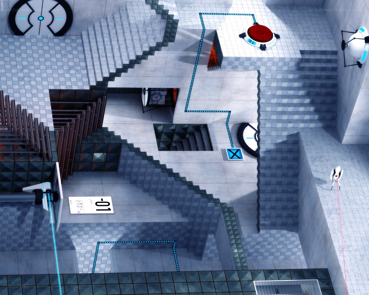 Portal puzzle chamber