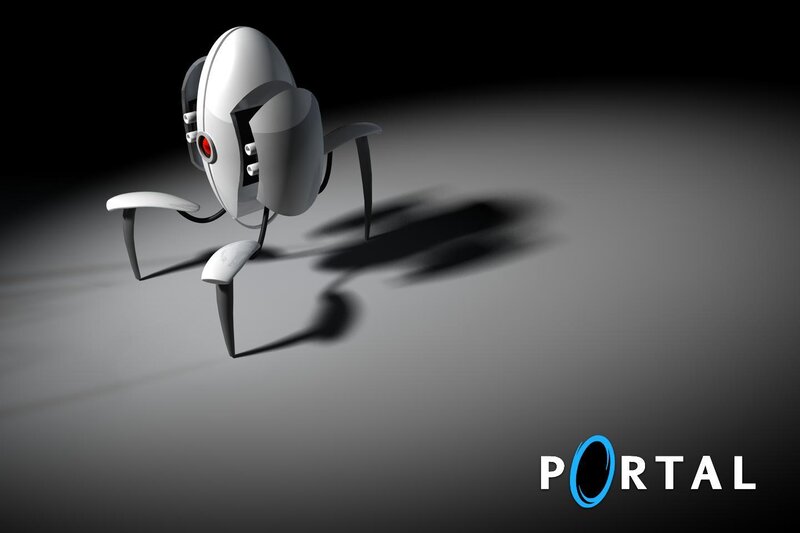 Portal robot character