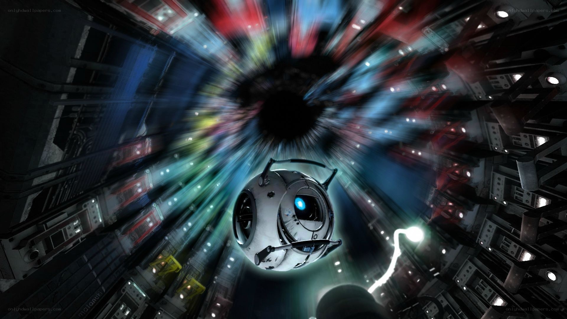 Portal robot in a tunnel