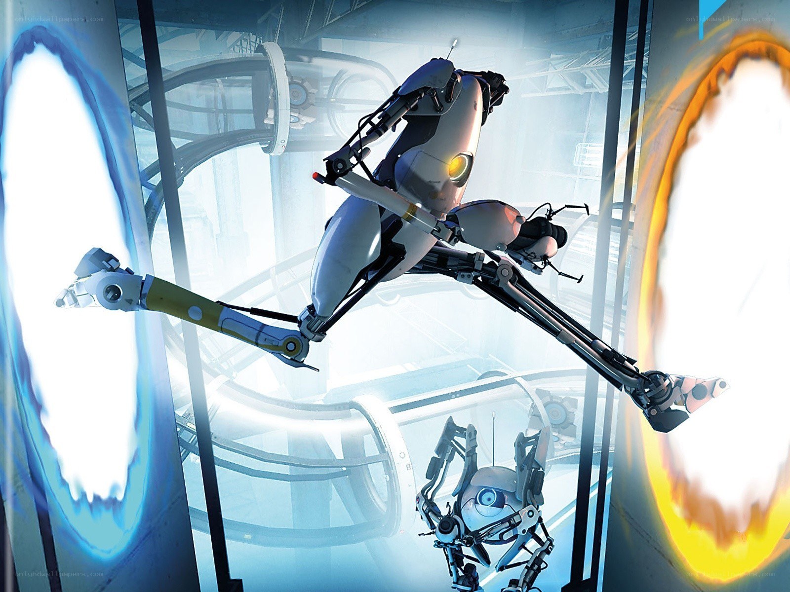 Portal robot in action